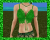 Lacy Top Green Print