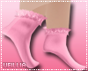 Pink Lace Socks