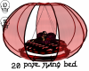 20 pose red swing bed