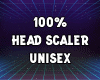 X. HEAD SCALER 100%