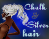 Chalk&Silver hair