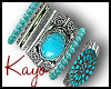 *0123* Turquoise  Silver