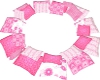 SG Pink Circle Pillows