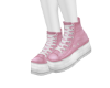 Pink sneakers