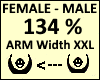Arm Scaler XXL 134%