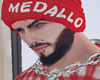 MEDALLO RED BEANIE