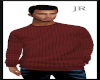 [JR]Ribbed Sweater Red