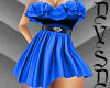 Belted Dress in Blue