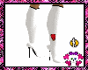 (LB) LilRed boots  white