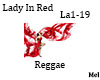 Lady Red Reggae-- la1-19