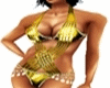 Sexy Yellow Bikini F