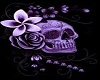 Purple skull rug
