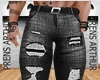 Sexy Grey Patched Pants