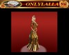 Golden bronze long dress