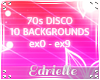 E~ 70s Disco Backgrounds