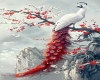 Peacock Red Snow
