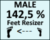 Feet Scaler 142,5% Male