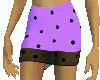 purple dots skirt