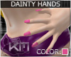 +KM+ Dainty Hands Pink