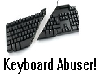 B! Keyboard abuser sign