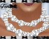 Pearls Diamonds Necklace