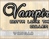 V. Vampires?