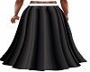 boho black skirt long
