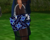 (SL)Blue Flowerpower bag