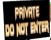 private do not enter