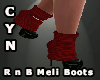 Red n Blk Meli Boots