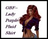 GBF~ Purple Plaid Shirt