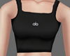 Crop black alo II