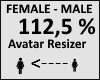 Avatar scaler 112,5%