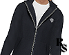 R. blk c-line hoodie v2