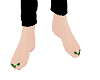M Green Toe Nails 