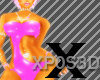 {XP} Pink PVC Swim USQ