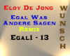 Eloy de Jong - Egal Was