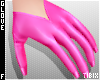V Gloves Hot Pink
