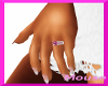 Girl Pink Diamond Ring