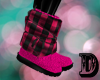 D Pink Winter Boots