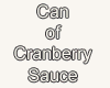Can of Cranberry Sauce D