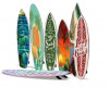 Surf Boards Couple Kiss