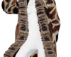 giraffe print coat