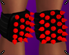 XS Spiked arms red
