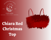 Chiara Red Christmas Top