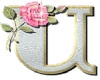 U - Letter Sticker
