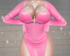 KTN Tight V Pink Dress