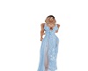 light blue elegant dress