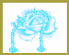 pale blue rose/jewels