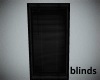 Window w/Blinds~Black